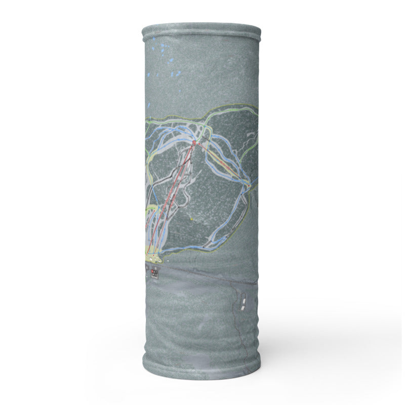 White Pass, Washington Ski Trail Map Printed Neck Gaiter - Powderaddicts