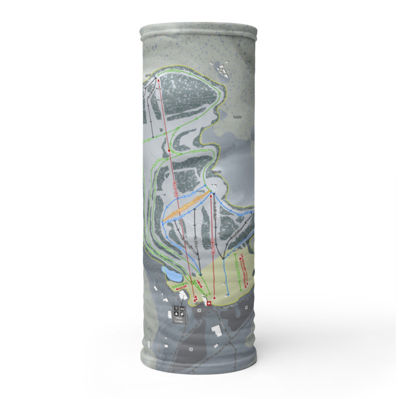 Thunder Ridge, New York Ski Trail Map Printed Neck Gaiter - Powderaddicts