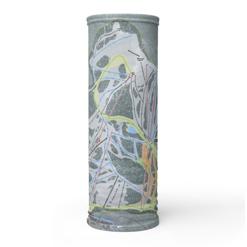 China Peak, California Ski Trail Map Printed Neck Gaiter - Powderaddicts