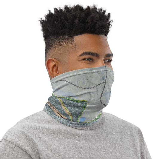 Holiday Valley, New York Ski Trail Map Printed Neck Gaiter - Powderaddicts