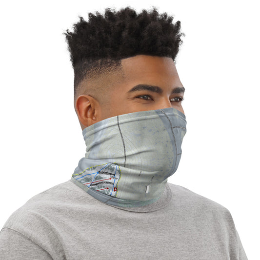 Liberty Mountain, Pennsylvania Ski Trail Map Printed Neck Gaiter - Powderaddicts