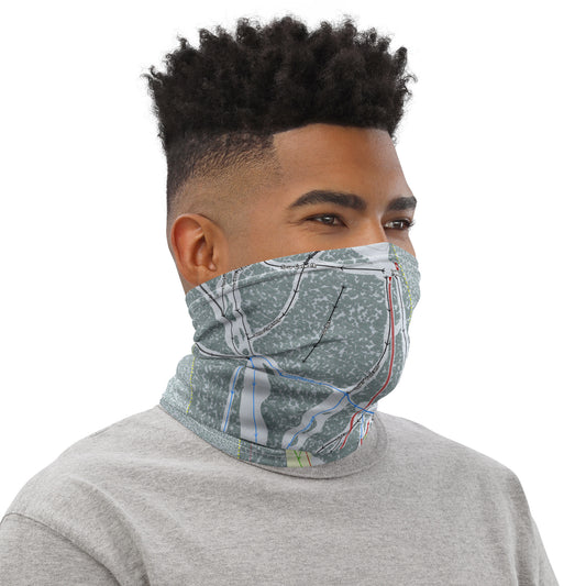 SNOW BOWL , ARIZONA SKI TRAIL MAP PRINTED NECK GAITER