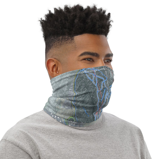 SUMGGLERS NOTCH, VERMONT SKI TRAIL MAP Neck Gaiter