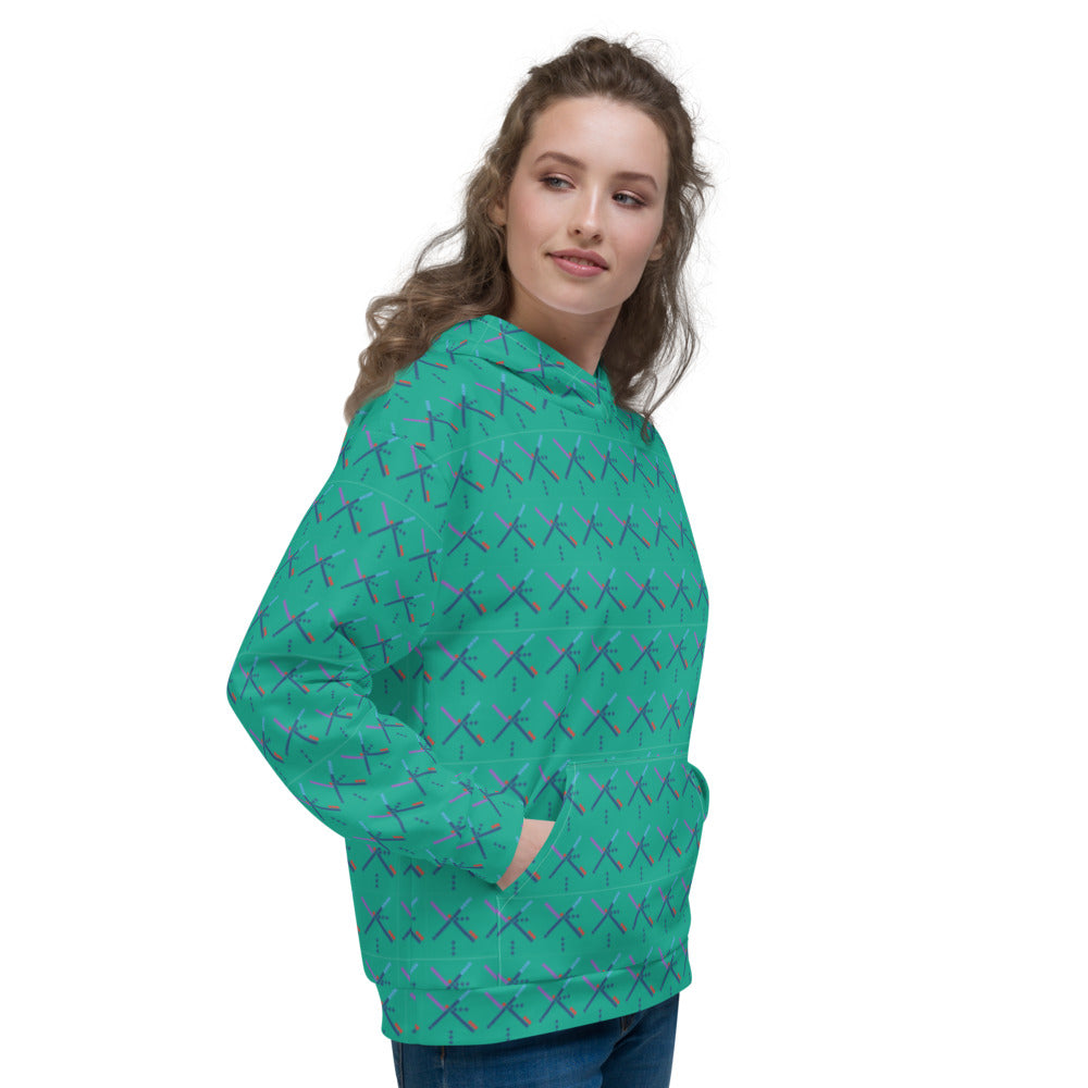 PDX Airport Unisex Hoodie - Powderaddicts