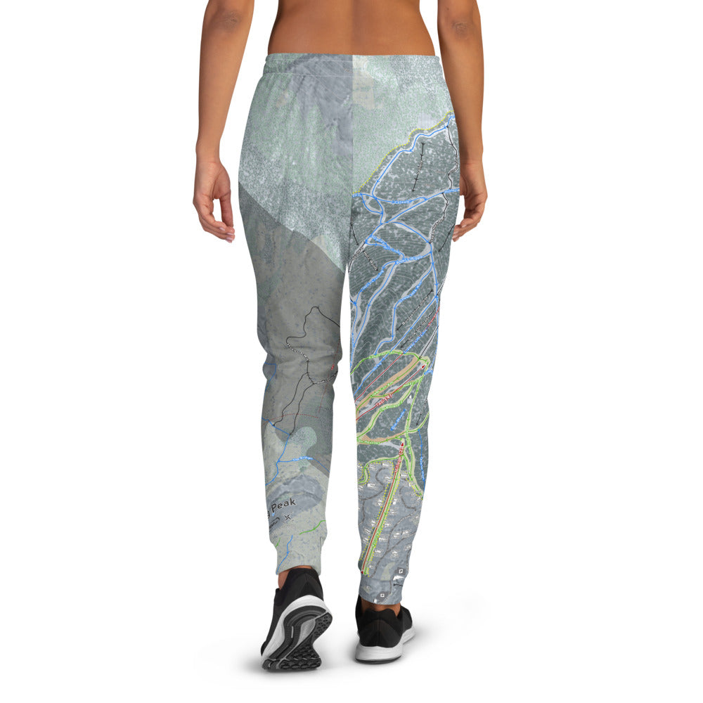 Jay Peak, Vermont Ski Trail Map Women's Mid-Layer - Powderaddicts