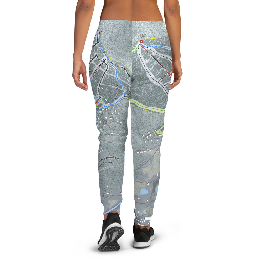 Windham Mountain, New York Ski Trail Map Women's Mid-Layer - Powderaddicts