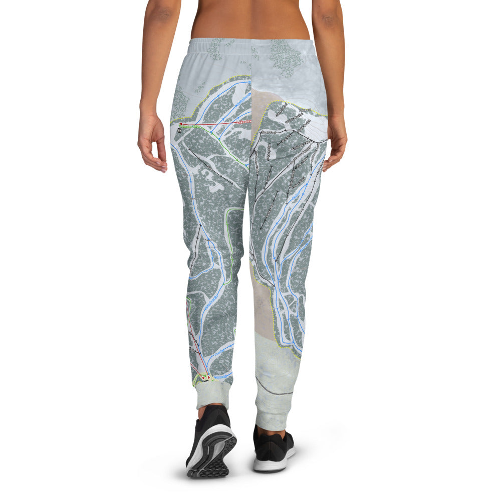 Brundage, Idaho Ski Trail Map Women's Mid-Layer - Powderaddicts