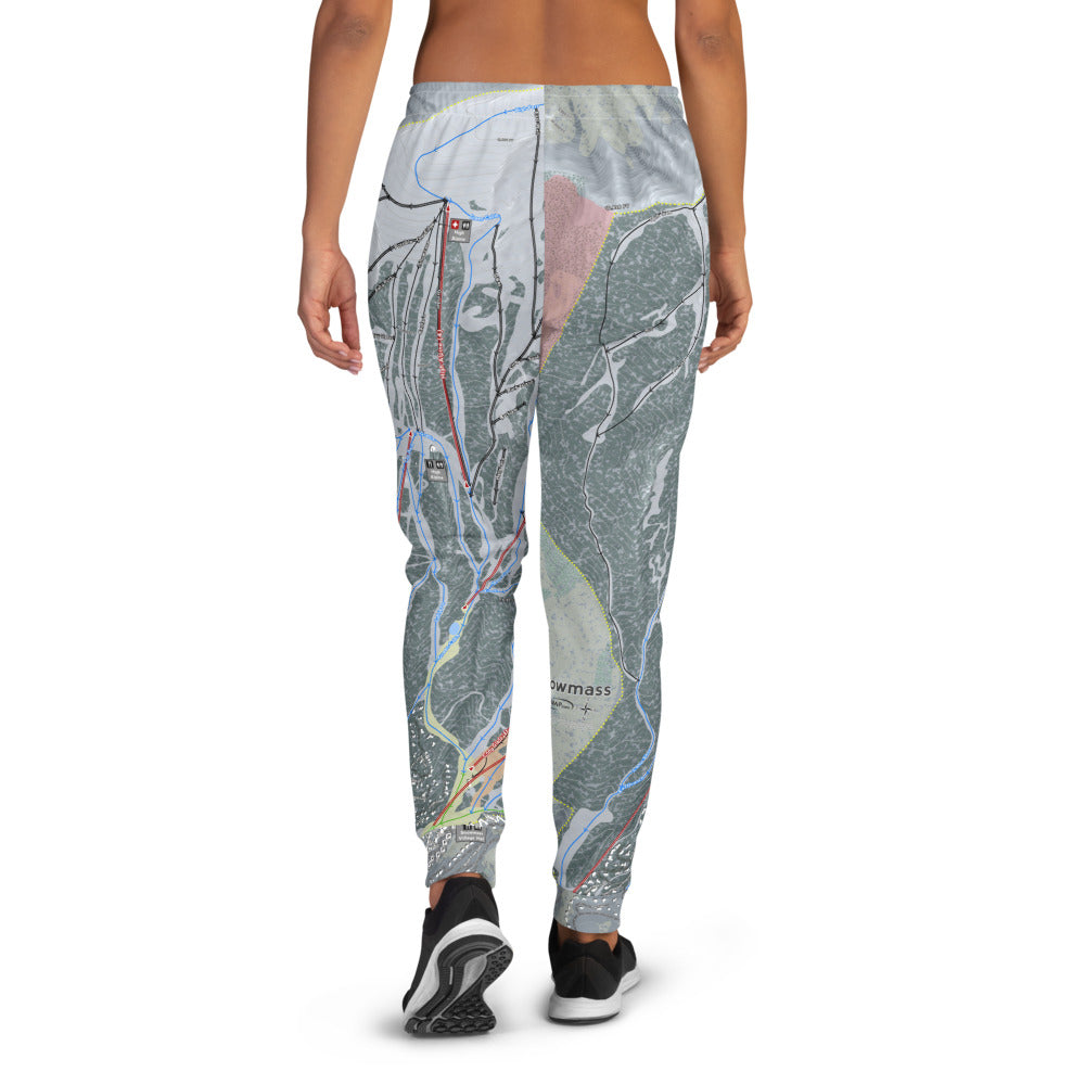 Snowmass, Colorado Ski Trail Map Women's Mid-Layer - Powderaddicts