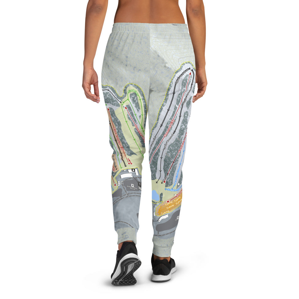 Roundtop, Pennsylvania Ski Trail Map Women's Mid-Layer - Powderaddicts