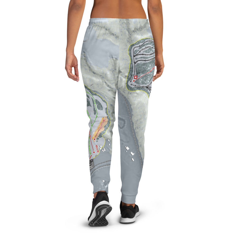 Welch Village, Minnesota Ski Trail Map Women's Mid-Layer - Powderaddicts