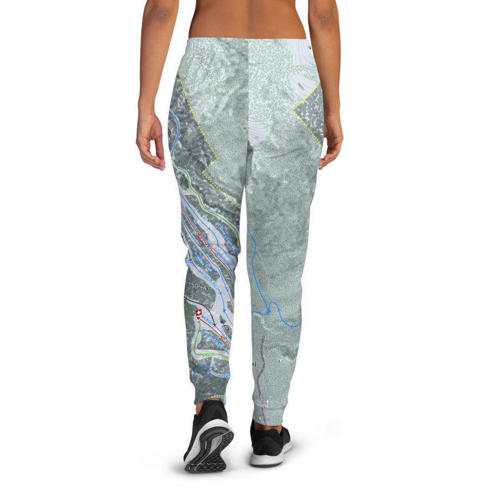 Camden Snow Bowl, Maine Ski Trail Map Women's Mid-Layer - Powderaddicts