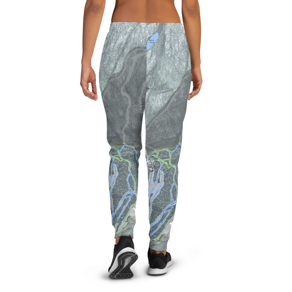 Moosehead Mountain, Maine Ski Trail Map Women's Mid-Layer - Powderaddicts