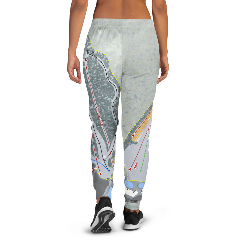 Spring Mountain, Pennsylvania Ski Trail Map Women's Mid-Layer - Powderaddicts