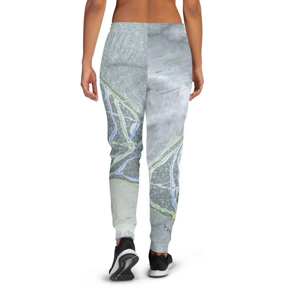Pajarito, New Mexico Ski Trail Map Women's Mid-Layer - Powderaddicts
