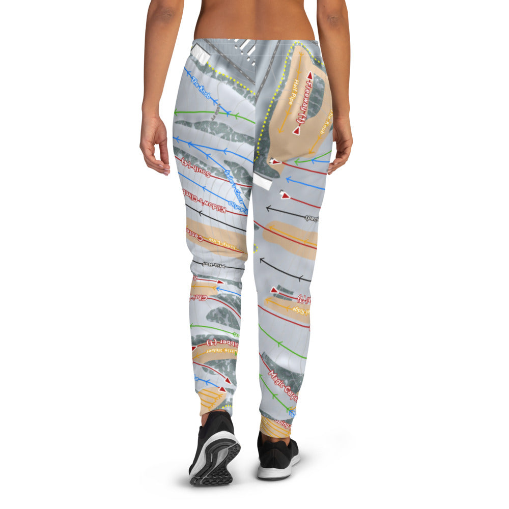 Buck Hill, Minnesota Ski Trail Map Women's Mid-Layer - Powderaddicts