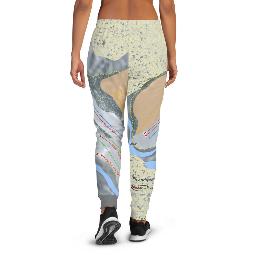 Brandywine, Ohio Ski Trail Map Women's Mid-Layer - Powderaddicts