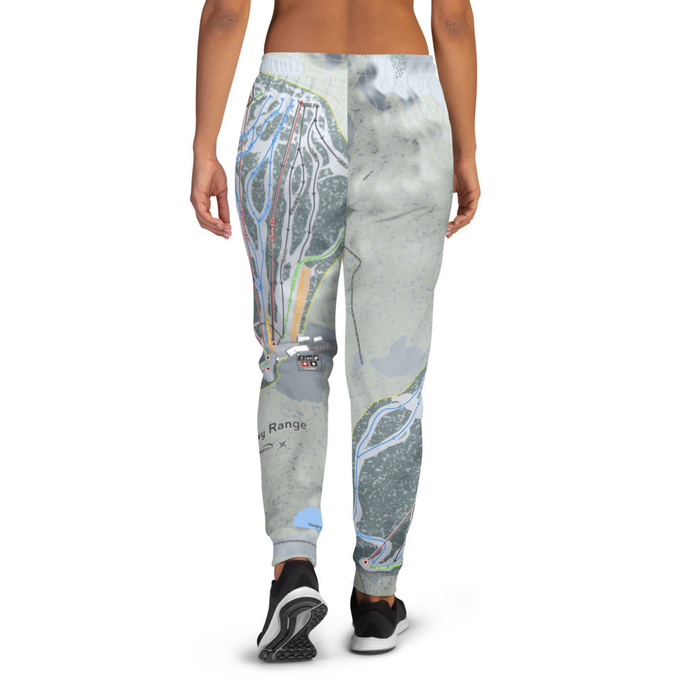 Snowy Range, Wyoming Ski Trail Map Women's Mid-Layer - Powderaddicts