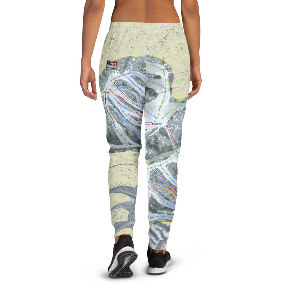 Nub' s Nob, Michigan Ski Trail Map Women's Mid-Layer - Powderaddicts