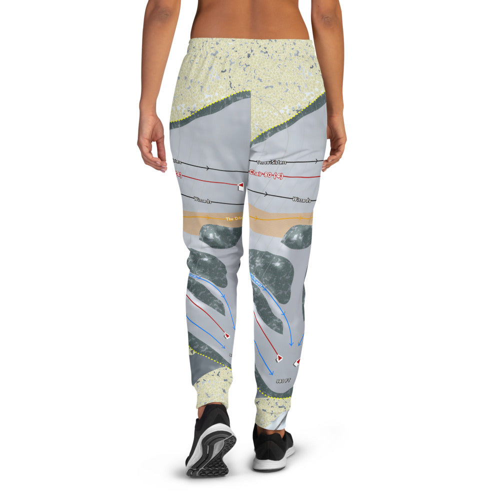 Swiss Valley, Michigan Ski Trail Map Women's Mid-Layer - Powderaddicts