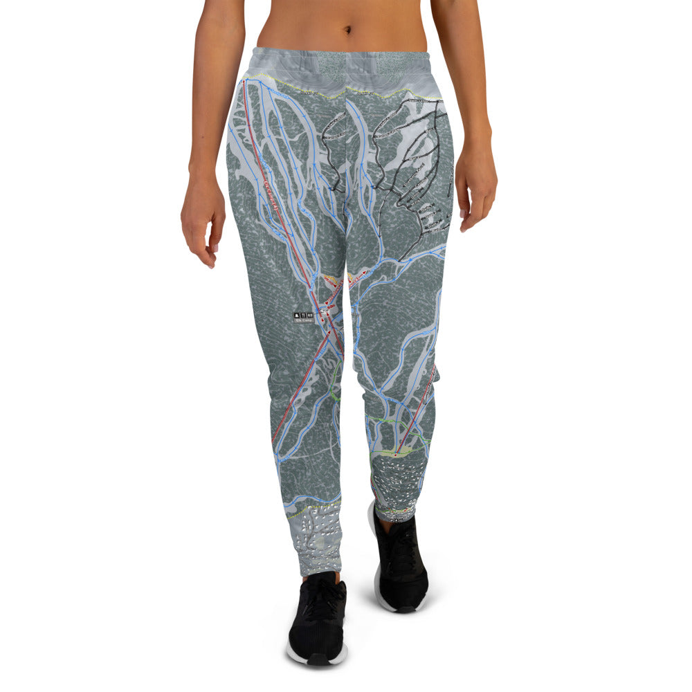 Snowmass, Colorado Ski Trail Map Women's Mid-Layer - Powderaddicts
