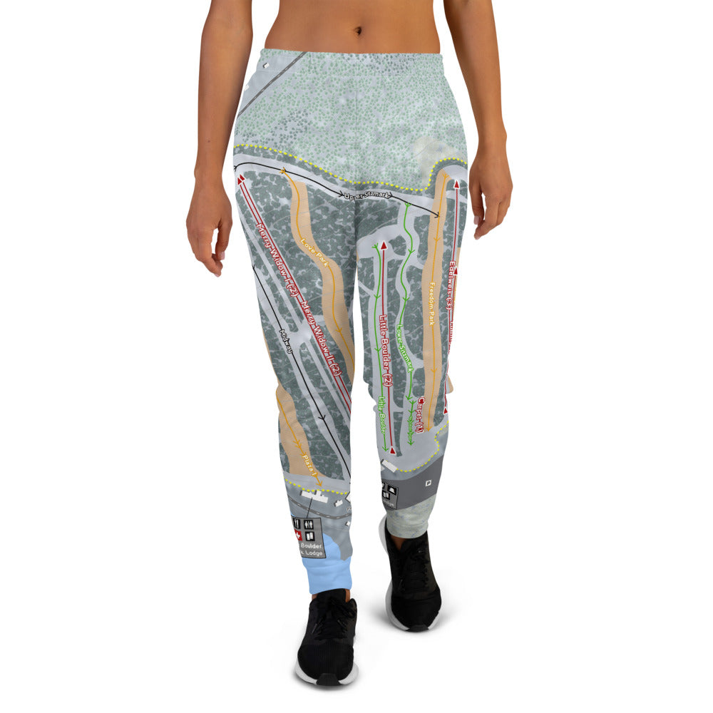 Big Boulder, Pennsylvania Ski Trail Map Women's Mid-Layer - Powderaddicts