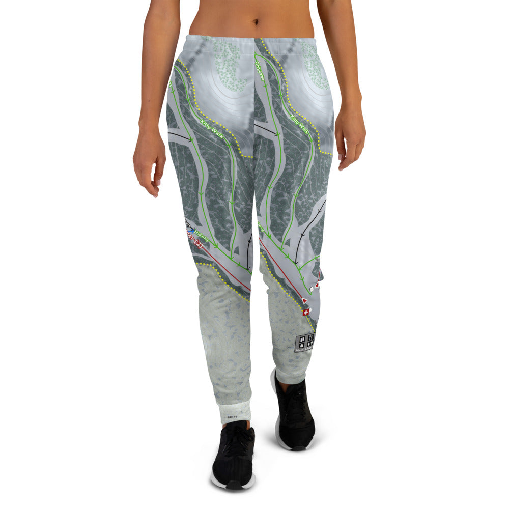 Coffee Mill, Minnesota Ski Trail Map Women's Mid-Layer - Powderaddicts