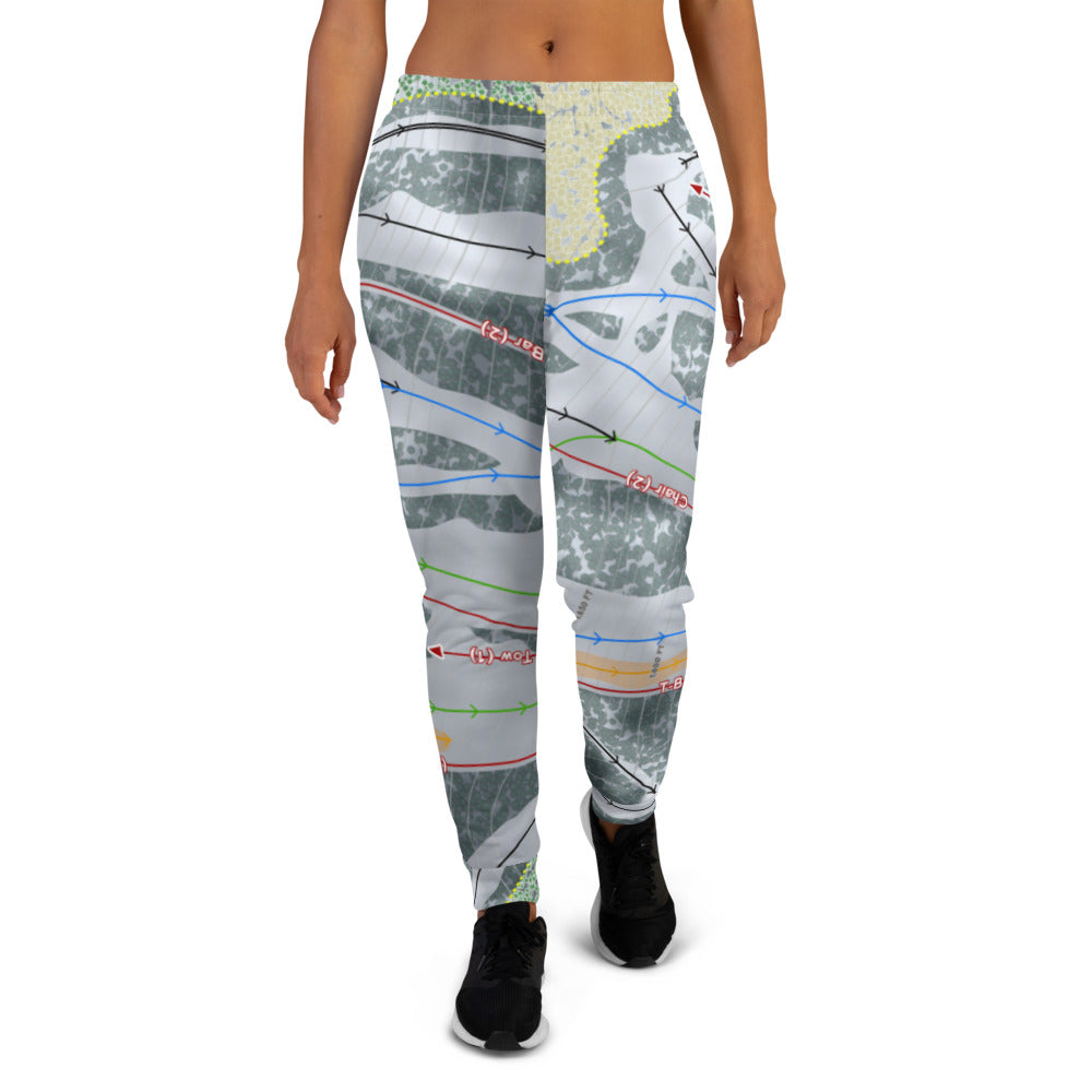 Camp10, Wisconsin Ski Trail Map Women's Mid-Layer - Powderaddicts