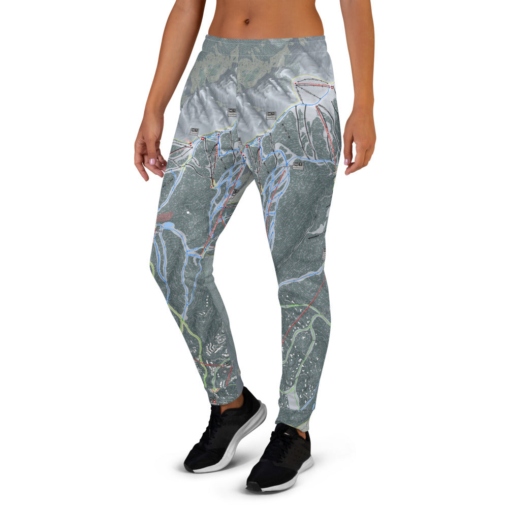 Telluride, Colorado Ski Trail Map Women's Mid-Layer - Powderaddicts