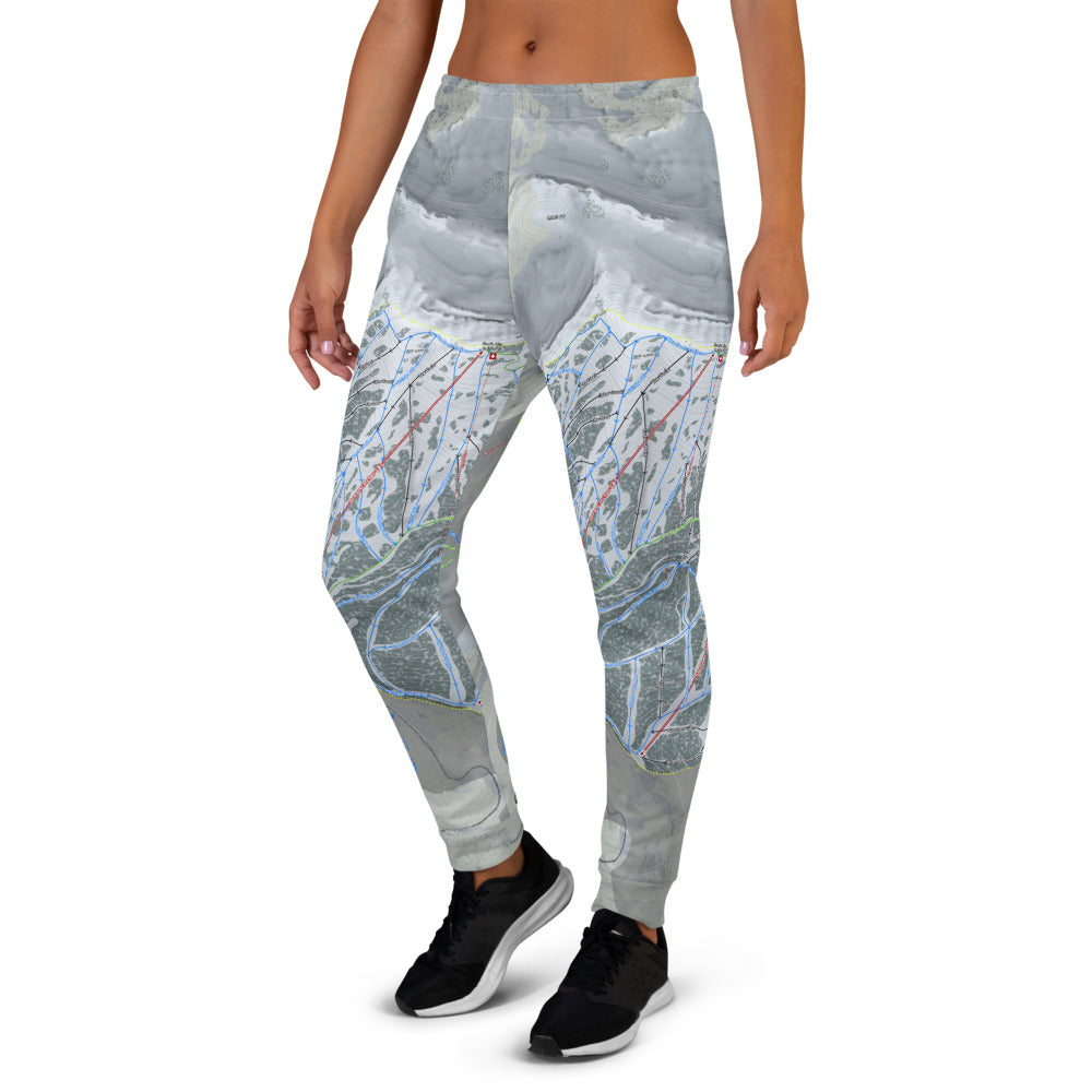 Grand Targhee, Wyoming Ski Trail Map Women's Mid-Layer - Powderaddicts