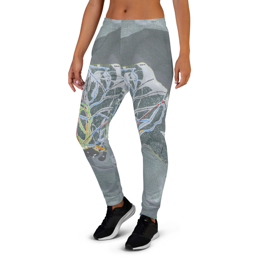 Monarch Mountain, Colorado Ski Trail Map Women's Mid-Layer - Powderaddicts