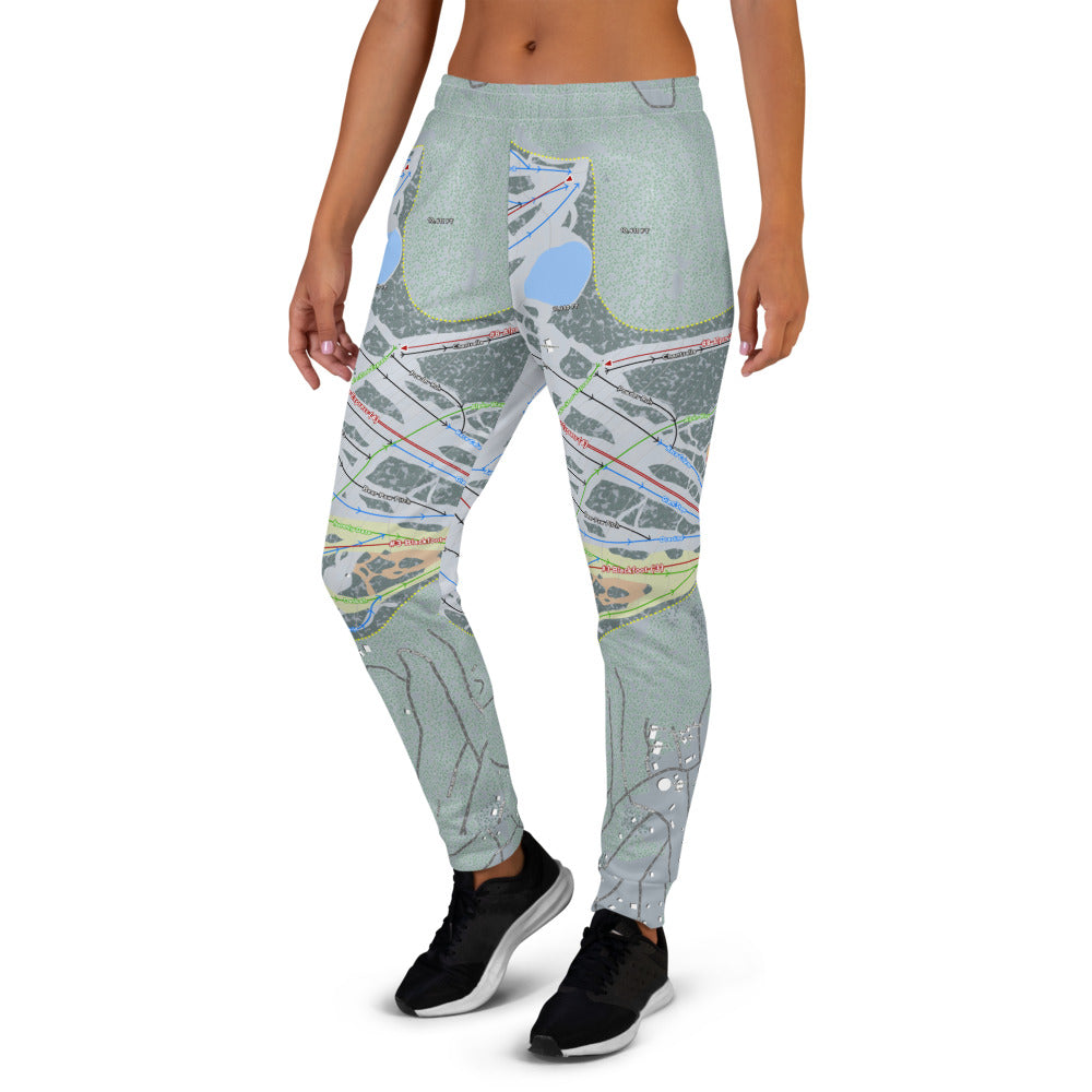 Brian Head, Utah Ski Trail Map Women's Mid-Layer - Powderaddicts