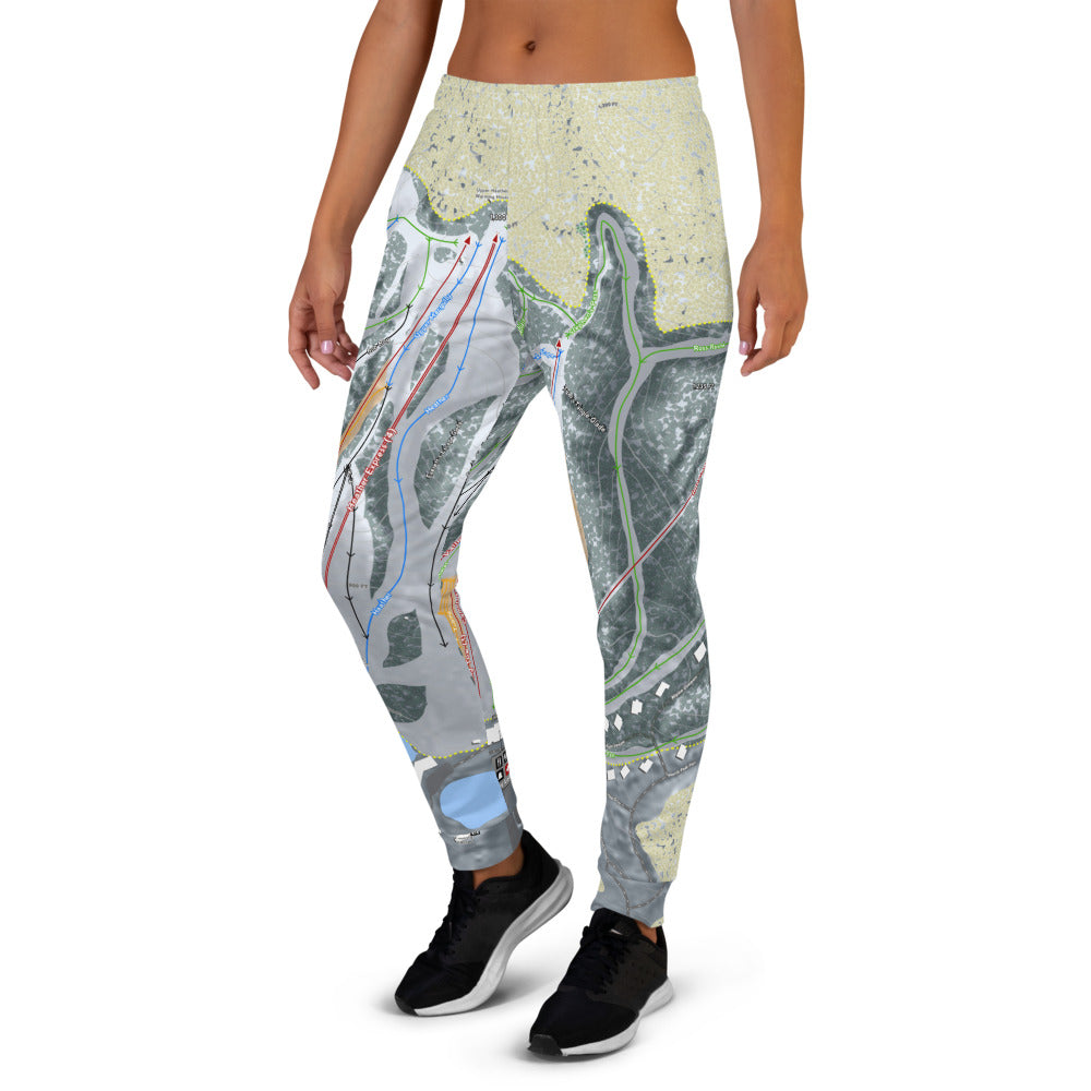 Boyne Highlands, Michigan Ski Trail Map Women's Mid-Layer - Powderaddicts