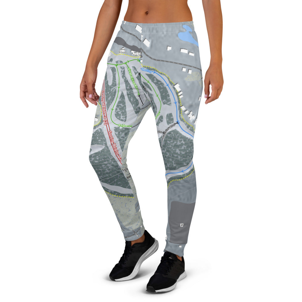 Eagle Rock, Pennsylvania Ski Trail Map Women's Mid-Layer - Powderaddicts