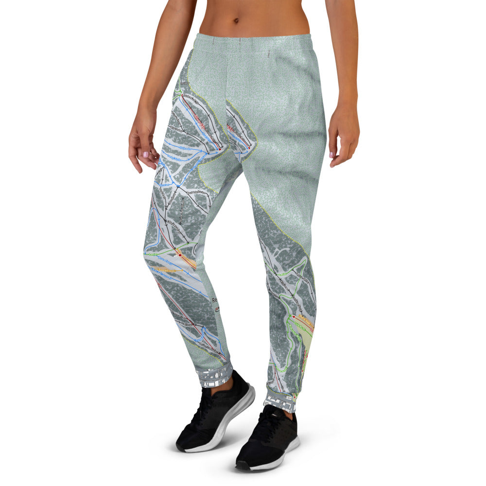 Red River, New Mexico Ski Trail Map Women's Mid-Layer - Powderaddicts