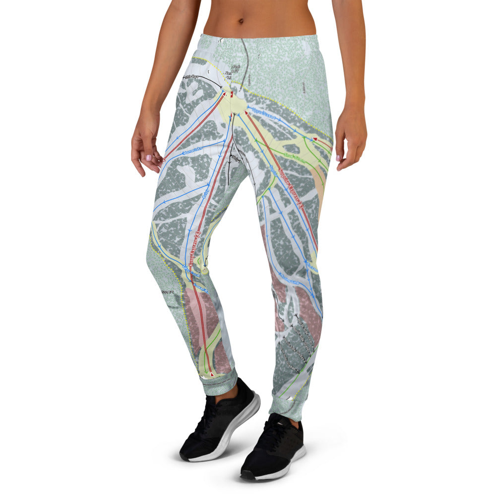 Terry Peak, South Dakota Ski Trail Map Women's Mid-Layer - Powderaddicts