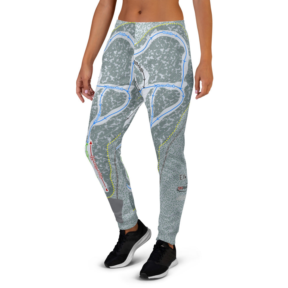Elk Ridge, Arizona Ski Trail Map Women's Mid-Layer - Powderaddicts