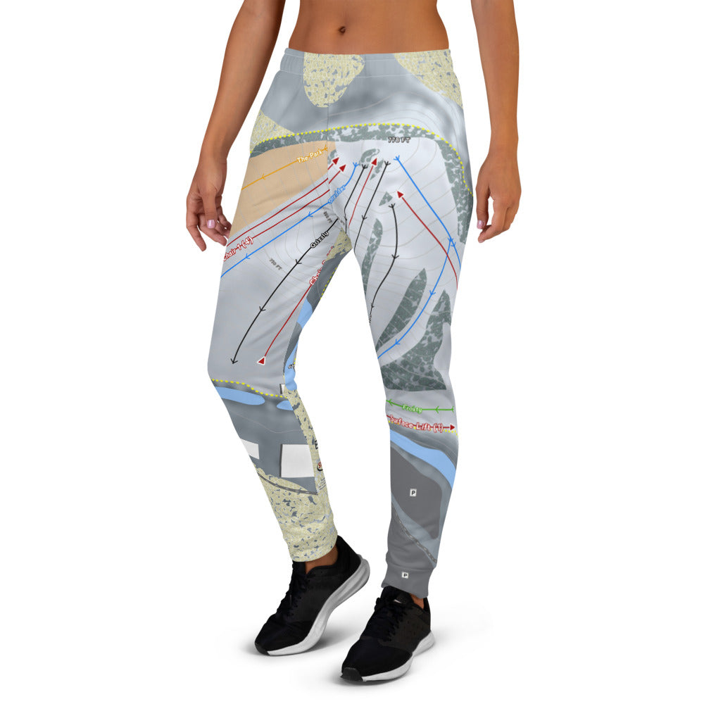 Brandywine, Ohio Ski Trail Map Women's Mid-Layer - Powderaddicts