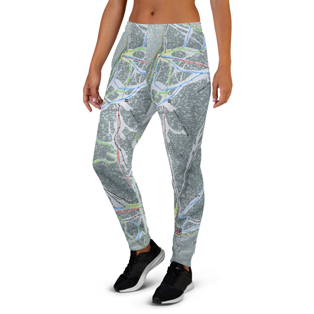 Montana Snowbowl, Montana Ski Trail Map Women's Mid-Layer - Powderaddicts