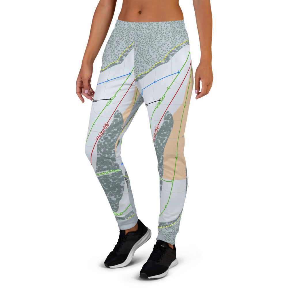 Little Ski Hill, Idaho Ski Trail Map Women's Mid-Layer - Powderaddicts