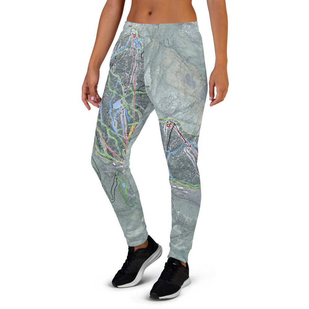 Bolton Valley, Vermont Ski Trail Map Women's Mid-Layer - Powderaddicts