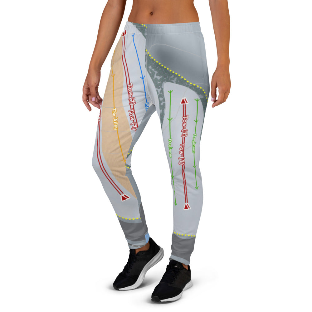 Four Lakes Snowsports, Illinois Ski Trail Map Women's Mid-Layer - Powderaddicts
