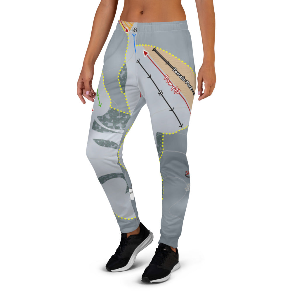 Villa Olivia, Illinois Ski Trail Map Women's Mid-Layer - Powderaddicts