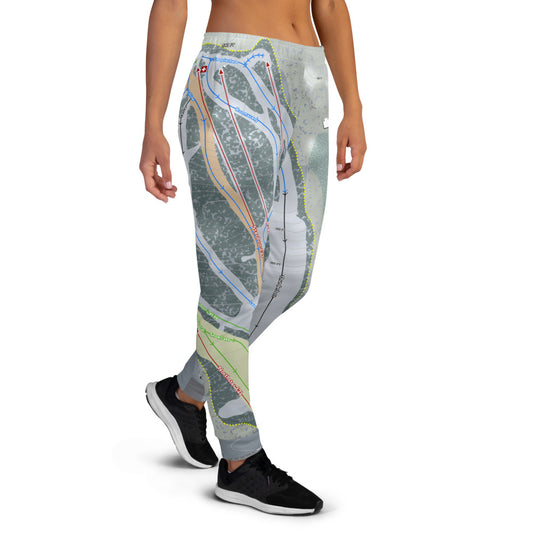 Mount Southington, Connecticut Ski Trail Map Women's Mid-Layer - Powderaddicts