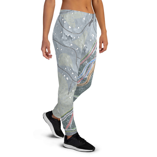 Ski Big Bear, Pennsylvania Ski Trail Map Women's Mid-Layer - Powderaddicts