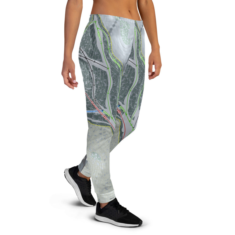 Coffee Mill, Minnesota Ski Trail Map Women's Mid-Layer - Powderaddicts