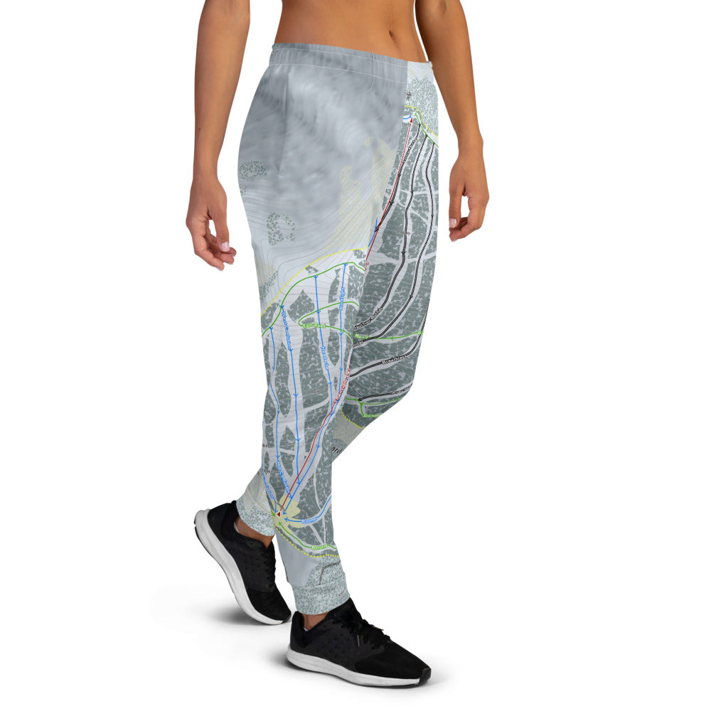 Pajarito, New Mexico Ski Trail Map Women's Mid-Layer - Powderaddicts