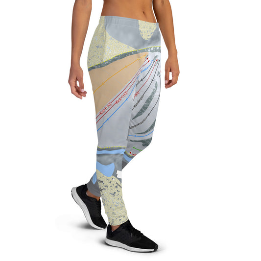 Brandywine, Ohio Ski Trail Map Women's Mid-Layer - Powderaddicts