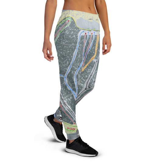 Devil's Head, Wisconsin Ski Trail Map Women's Mid-Layer - Powderaddicts