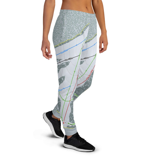 Little Ski Hill, Idaho Ski Trail Map Women's Mid-Layer - Powderaddicts