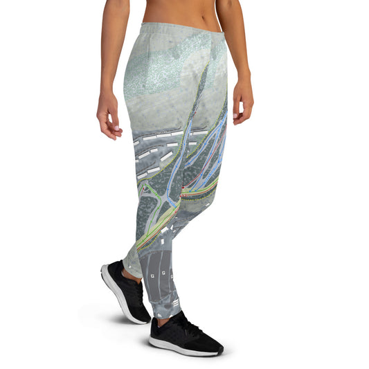 Massanutten, Virginia Ski Trail Map Women's Mid-Layer - Powderaddicts